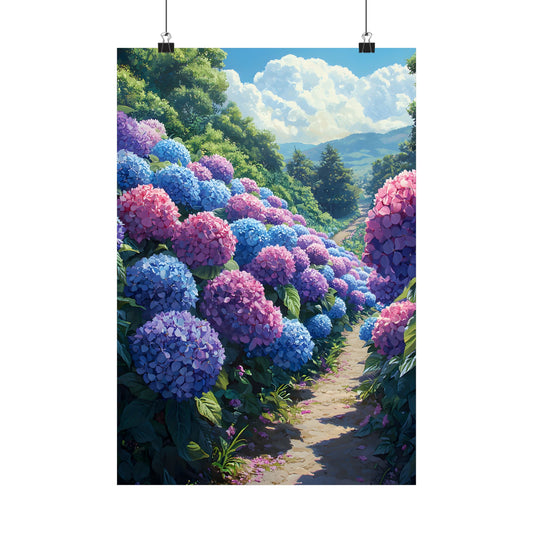 Blooming Path Poster