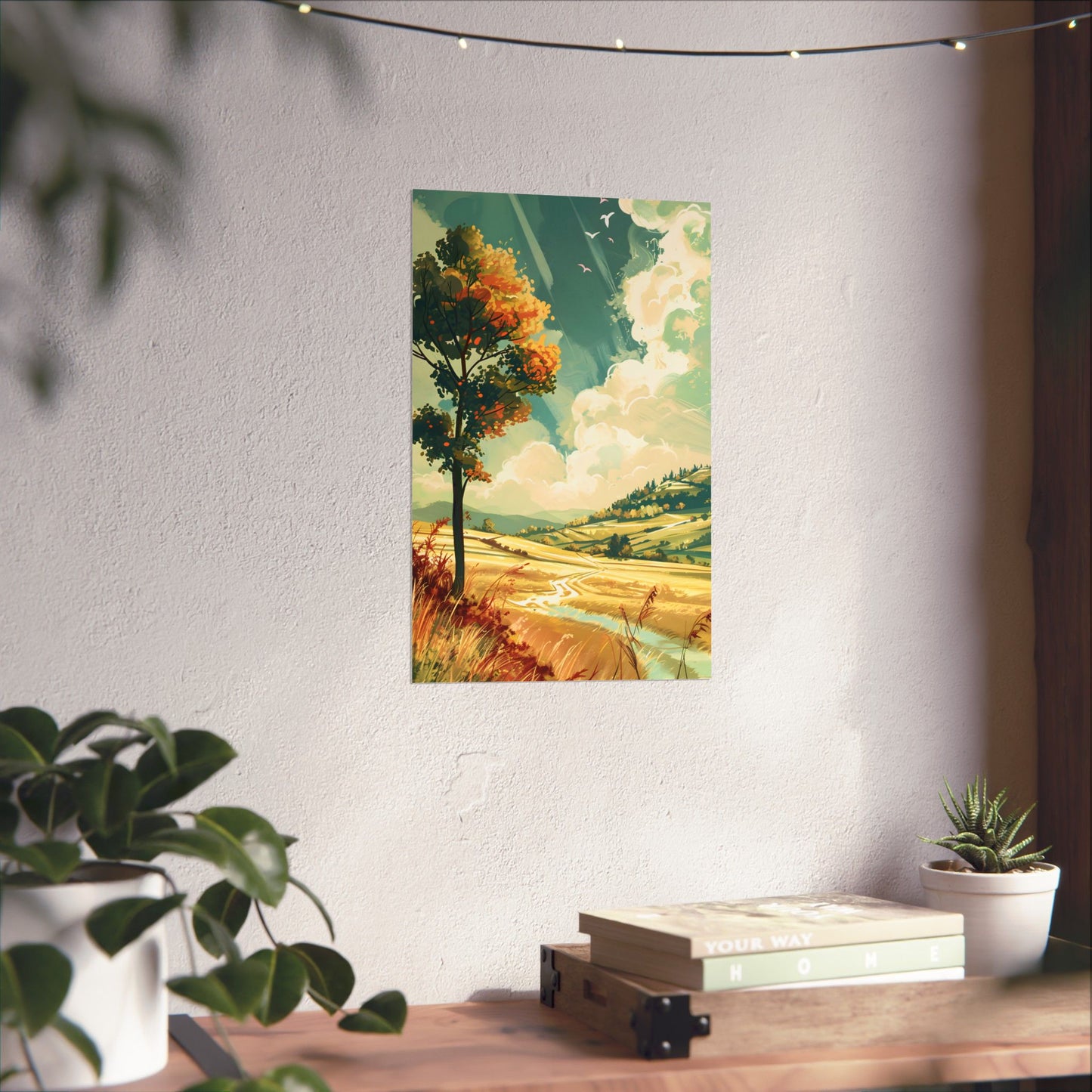 Golden Horizons Poster