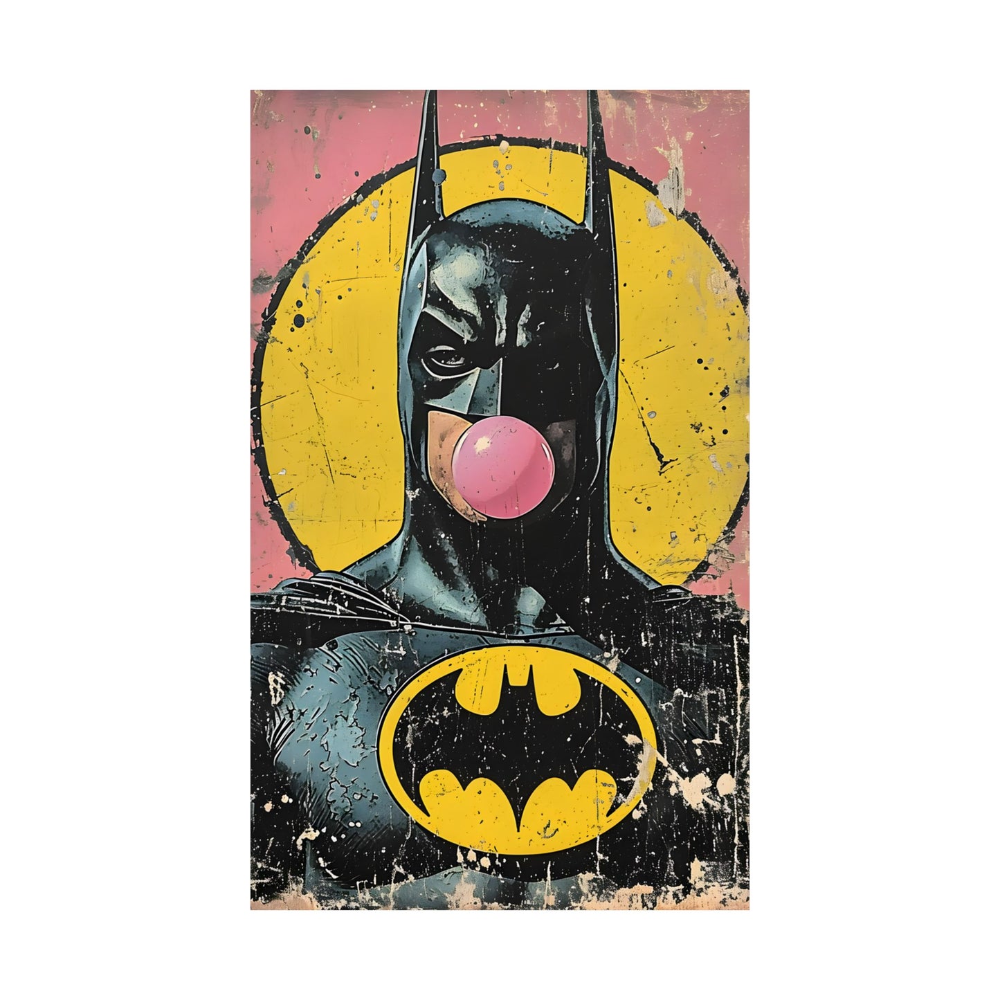 Playful Dark Knight Poster