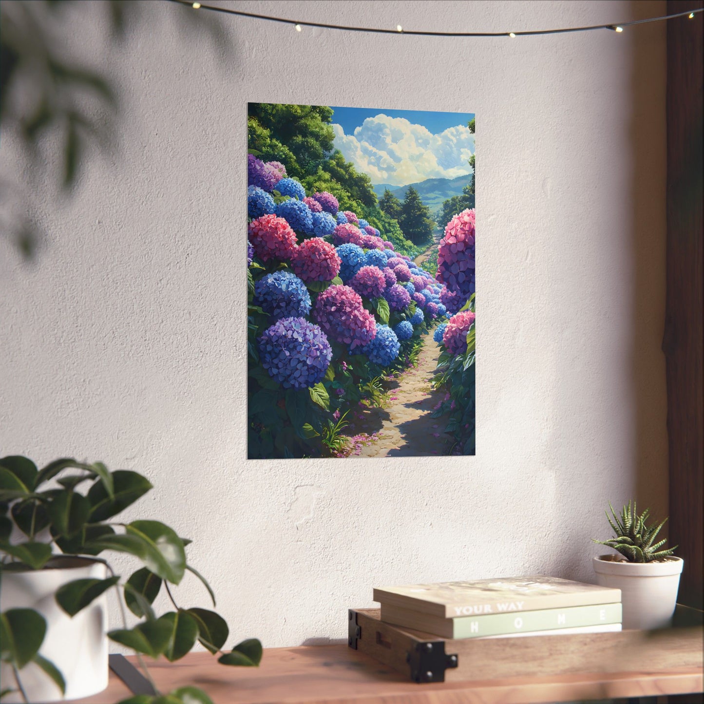 Blooming Path Poster